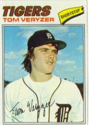 1977 Topps Baseball Cards      145     Tom Veryzer